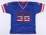 Lawrence Taylor Signed New York Giants Stars and Stripes Jersey (JSA COA) NY LB