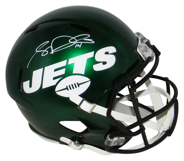 SAM DARNOLD AUTOGRAPHED SIGNED NEW YORK JETS 2019 FULL SIZE SPEED HELMET BECKETT