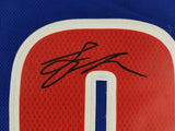 Greg Monroe Signed Detroit Pistons Custom NBA Jersey (JSA COA) 2010 1st Rd Pick