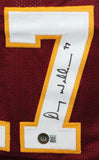 Rypien Williams Theismann Autographed Maroon Pro Style Jersey-Beckett W Hologram