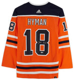 Zach Hyman Autographed Edmonton Oilers Authentic Orange Jersey Fanatics