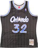 MAGIC SHAQUILLE O'NEAL AUTOGRAPHED M&N 1994-95 HWC JERSEY XL BECKETT 235521