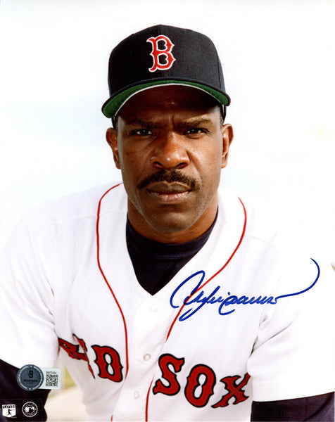 Andre Dawson Autographed Boston Red Sox 8x10 Photo Beckett 45107