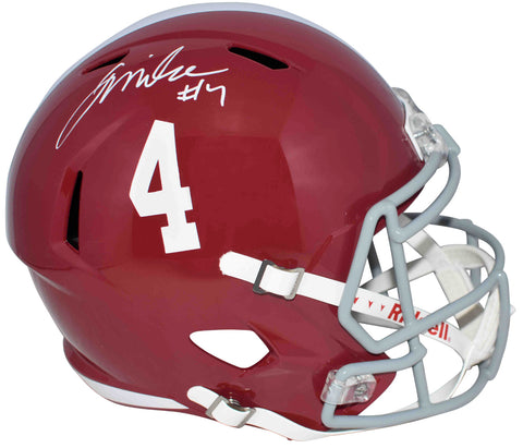 JALEN MILROE SIGNED ALABAMA CRIMSON TIDE FULL SIZE SPEED HELMET BECKETT