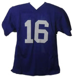 Frank Gifford Unsigned New York Giants Size XL Blue Jersey 40015