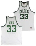 Celtics Larry Bird Signed 1985-86 White Mitchell & Ness Jersey BAS #X71276