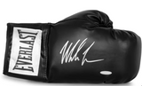 Mike Tyson Autographed Black Everlast Boxing Gloves UDA