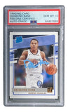 Desmond Bane Signed In Blue 2020 Donruss Rookies #240 Rookie Card PSA/DNA Gem