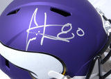 Cris Carter Autographed Minnesota Vikings F/S Speed Helmet-Beckett W Hologram