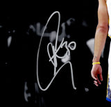 STEPHEN CURRY AUTOGRAPHED 16X20 PHOTO GOLDEN STATE WARRIORS SPOTLIGHT JSA 235694