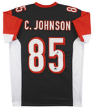 Chad Johnson Authentic Signed Black Pro Style Jersey BAS Witnessed 2