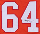 Randall McDaniel Signed Tampa Bay Buccaneers Jersey (JSA) Creamsicle Throwback