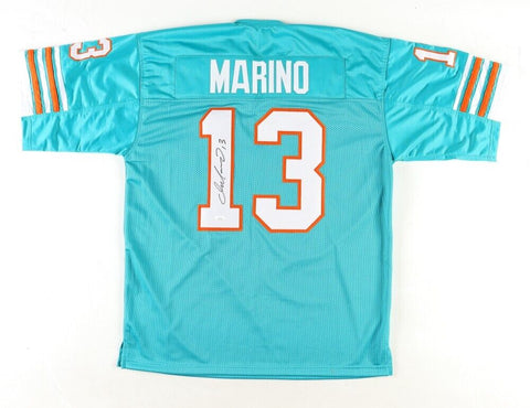 Dan Marino Signed Miami Dolphins Jersey (JSA) 9xPro Bowl Q.B / H.O.F. / 1984 MVP