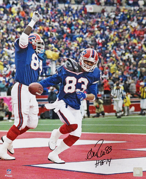 Andre Reed Signed Buffalo Bills TD Action 16x20 Photo w/HOF'14 - (SCHWARTZ COA)