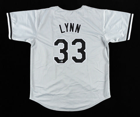 Lance Lynn Signed Chicago White Sox Gray Road Custom Jersey (Beckett Hologram)