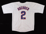 Nico Hoerner Signed Chicago Cubs Pinstriped Home Jersey (JSA) 2018 1st Round Pck