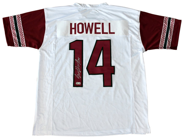 SAM HOWELL SIGNED WASHINGTON COMMANDERS #14 WHITE JERSEY BECKETT