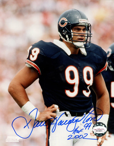 Dan Hampton Autographed/Signed Chicago Bears 8x10 Photo HOF JSA 48291