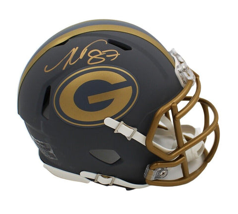 Romeo Doubs Signed Green Bay Packers Speed Slate NFL Mini Helmet