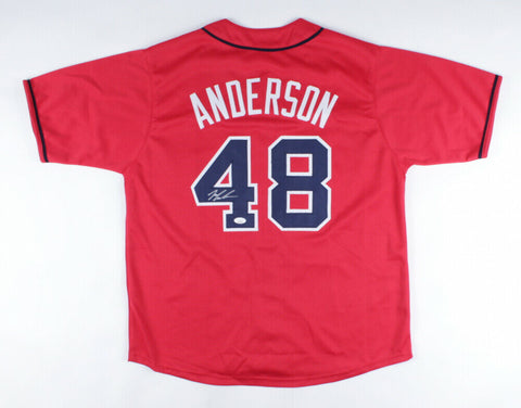 Ian Anderson Signed Braves Jersey (JSA COA) Atlanta 2021 Rookie Starting Pitcher