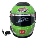 Christopher Bell Signed NASCAR Interstate Full Size Replica Racing Helmet BAS