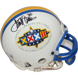 Terrell Davis Signed Super Bowl XXXII VSR4 Replica Mini Helmet Beckett 44163