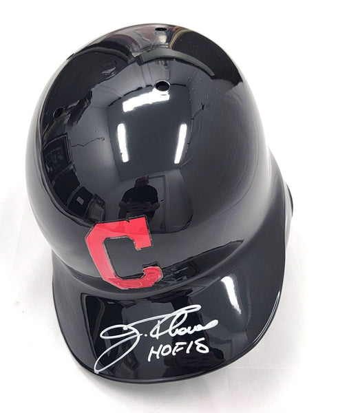 Jim Thome Signed Cleveland Indians Rawlings Authentic Batting Helmet W/ HOF 18