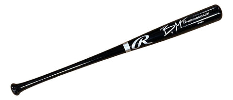 Brandon Marsh Philadelphia Phillies Signed Black Rawlings Adirondack Bat JSA ITP