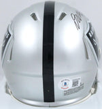 Davante Adams Autographed Las Vegas Raiders Speed Mini Helmet-Beckett W Hologram