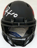 DEANDRE HOPKINS AUTOGRAPHED CARDINALS ECLIPSE BLACK MINI HELMET BECKETT 191110