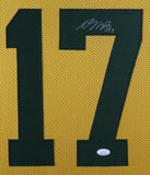 DAVANTE ADAMS (Packers c rush TOWER) Signed Autographed Framed Jersey Beckett