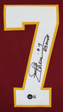 Joe Theismann "83 MVP" Authentic Signed Maroon Pro Style Jersey BAS Witnessed