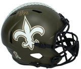 Rashid Shaheed Autographed Saints 2022 STS Full Size Speed Helmet Beckett