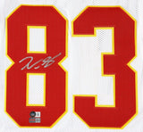 Noah Gray Signed Kansas City Chiefs Jersey (Beckett) Ex Duke Blue Devil T.E.