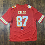 Travis Kelce Signed Autographed Kansas City Chiefs Red Nike Game Jersey Beckett