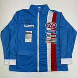 Autographed/Signed Richard Petty NASCAR Auto Blue Racing Jacket JSA COA