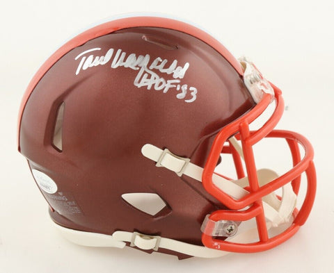 Paul Warfield Signed Cleveland Browns Mini Helmet (JSA COA) Hall of Fame W.R.