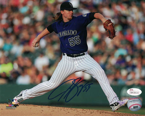 Jon Gray Autographed/Signed Colorado Rockies 8x10 Photo JSA 16874 PF