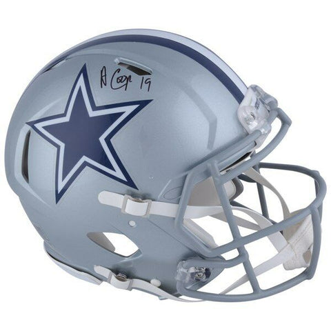 AMARI COOPER Autographed Dallas Cowboys Speed Helmet FANATICS