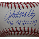 John Smoltz Signed Atlanta Braves OML Baseball Cy Young BAS 46057