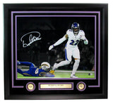 Derrick Henry Signed/Autographed 16x20 Photo Ravens Framed Beckett 193095