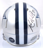 Ken Norton Jr. Autographed Dallas Cowboys Speed Mini Helmet - Prova *Black