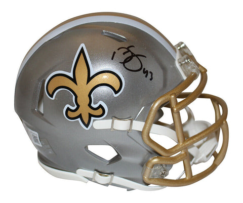 Darren Sproles Autographed New Orleans Saints Flash Mini Helmet Beckett 35397