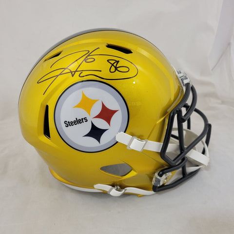 HINES WARD SIGNED PITTSBURGH STEELERS F/S FLASH SPEED REPLICA HELMET BECKETT