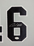 FRAMED NEW YORK YANKEES ANDY PETTITTE AUTOGRAPHED SIGNED JERSEY JSA COA