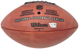 RUSSELL WILSON AUTOGRAPHED NFL LEATHER BRONCOS LOGO FOOTBALL FANATICS 227946