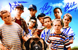 The Sandlot Autographed 11x14 Hercules Photo w/7 Actors -Beckett W Hologram