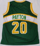 Seattle Supersonics Gary Payton Autographed Signed Green Jersey JSA #WA611387