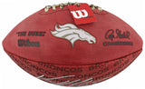 Broncos Von Miller Signed Wilson "Duke" Team Showcase Football W/ Case BAS Wit