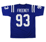 Dwight Freeney Signed Indianapolis Custom Blue Jersey w/125.5 Sacks